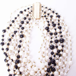 ROSANTICA MILANO BLACK EVENING NECKLACE | WOMENS